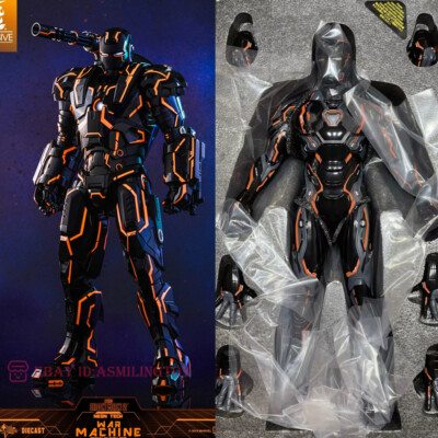 1/6 HOTTOYS HT MMS553 D35 Neon Tech War Machine Iron Man 12