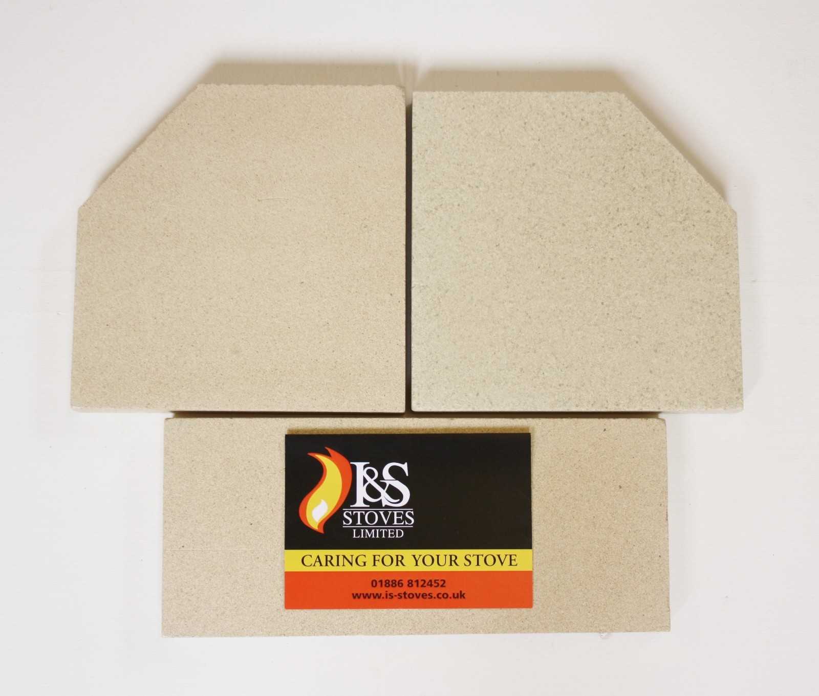 Firefox 5 /5.1 Multifuel Stove Top Quality Vermiculite Fire Brick Set