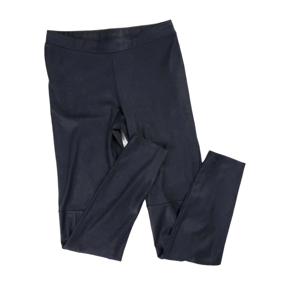 Legging Trouve imitación cuero negro/microgamuza XS Foto 3 de 4