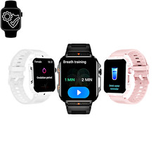Men Women Sports IP68 Waterproof Smartwatch Health Monitor Fitness Tracker Watch