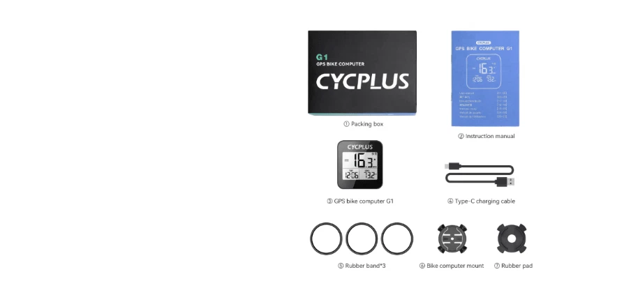 GPS COMPUTER contachilometri orologio bicicletta corsa mtb fat blke - Immagine 4 di 4