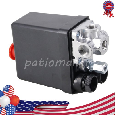 #ad For 882 609 PS104PPL Hitachi Pressure Switch W UNLOADER VALVE PUSH PULL ON OFF $15.49