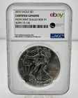 2015 AMERICAN SILVER EAGLE .999 FINE FROM SEALED BOX #1 EBAY NGC CERTIFIED