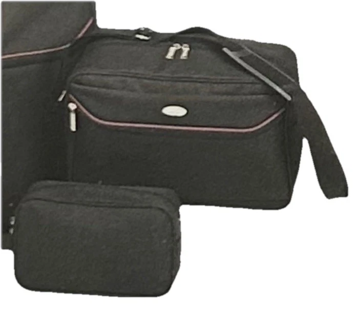 Travel Gear 2 Pc Luggage Set 14” Carry-on Satchel & 9” Travel Kit  - Image 2 of 2