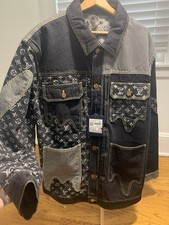 LOUIS VUITTON NIGO Monogram Crazy Denim Jacke...