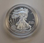 2011-W U.S. MINT AMERICAN EAGLE 1 oz  SILVER PROOF $1 DOLLAR COIN + COA