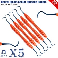 Sickle Scaler Silicone Dental Hand Instruments Pro Periodontal Hygiene Pick Tool