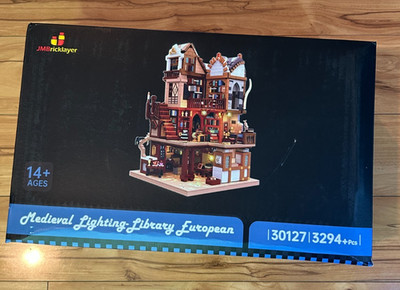 3294PCS Medieval European Library Building Blocks City Streetview MOC Bricks New