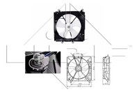 Nrf 47016 LüFter, MotorküHlung FüR Toyota