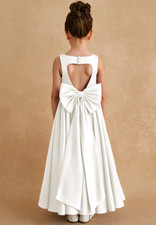 Azazie Bettie Flower Girl Dress Size 2 in Ivory Color Brand New with Tags