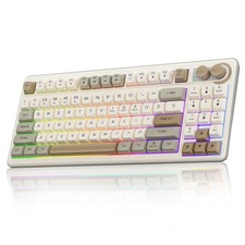 SOLAKAKA SK90 75 Wireless Gaming Keyboard - 4000mAh Tri-Mode BT5.0/2.4G/USB...