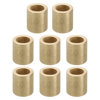 8Stk M8 Messing Abstandshalter Metall 8mm IDx12mm ODx15mm L