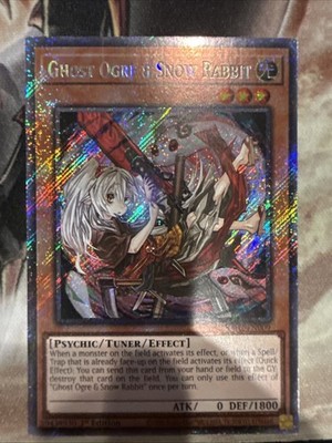 Ghost Ogre & Snow Rabbit (Alternate Art) (Platinum Secret Rare) RA02-EN009 25th
