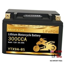 YTX9A-BS lithium motorcycle battery, good substitute for YTX7A-BS/YTX9