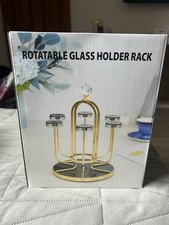 Rotatable Glass Holder Rack