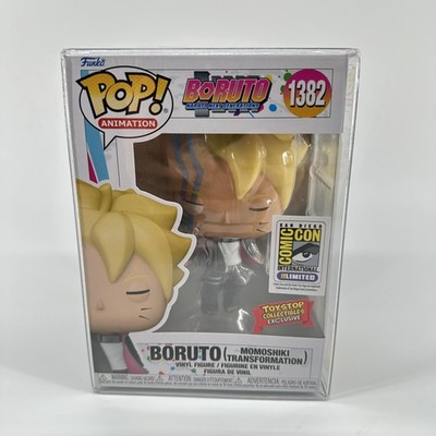 Funko Pop Boruto Momoshiki Transformation 1382 SDCC Vinyl Figure With Protector