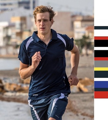 5er Pack Spiro Spiro Team Spirit Polo S177M Herren Sportbekleidung NEU