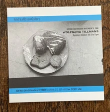 Vintage 1998 Art Gallery Exhibition Invitation: Wolfgang Tillmans Andrea Rosen