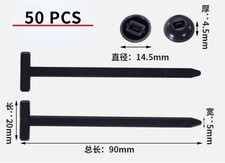 50pcs Nylon Universal Cable Tie Buckle Heavy Duty Self-Locking Free Shipping