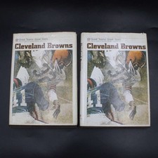 Jim Brown/Otto Graham + Signed Book Lot Cleveland Browns Autograph ZJ19725