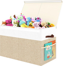 Large Toy Storage Box with Lid Upgraded Toy Storage Chest Organizer with Divider