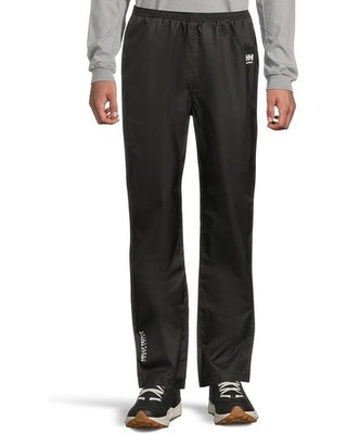 Helly Hansen Black Manchester Rain Pants Wind & Waterproof $85 Retail