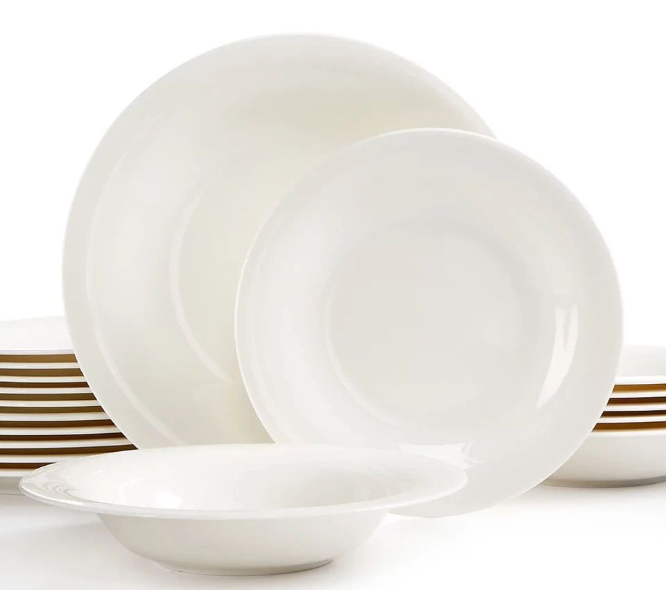 Villeroy & Boch nueva casa de campo 18 piezas Juego de vajilla, servicio para 6 - blanco Foto 4 de 4