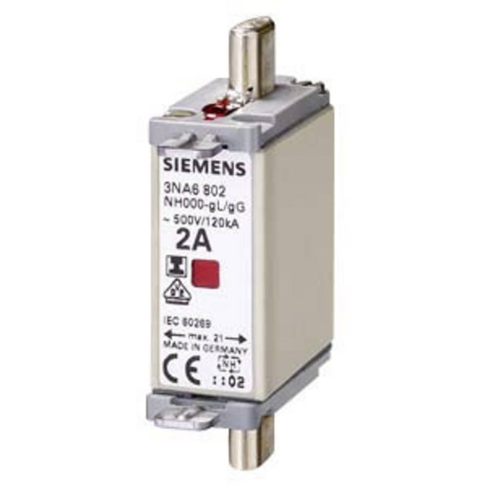 Cartouche-fusible Siemens 3NA6814 taille 0 pour éviter les pannes de surtension 35A