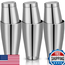 Sabary 6 Pcs Boston Cocktail Shaker Set, 18/28 oz Martini Drink Mixer Tool