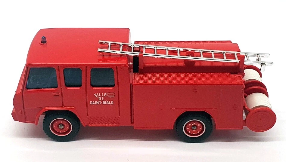 Solido 1/55 Scale Diecast 2107 - Berliet Camiva Fire Engine - Red - Photo 4/4