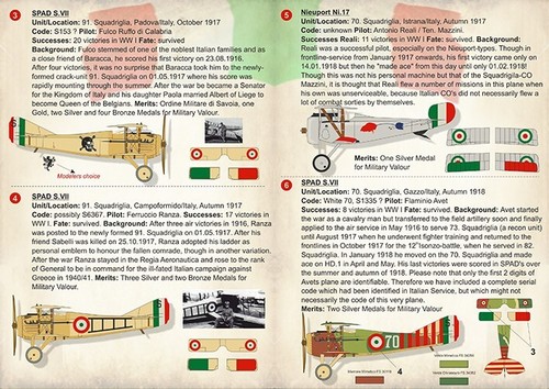 Aufkleber für Flugzeug 1:72 Italian Aces of WW Teil 2 Print Scale 72-301 - Bild 7 von 24