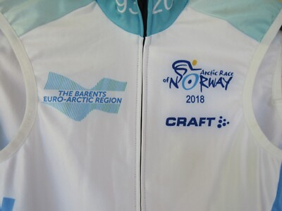 Maillot Cycliste Craft Arctic Race Norway 2018 - Orange, Manches Longues, Taille S