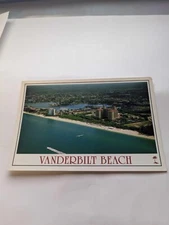 Continental Postcard Vanderbilt Beach Aerial View North of Naples Ritz Carlton