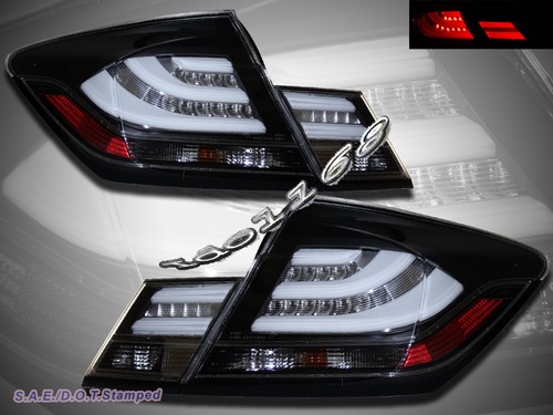 Fit For 13-15 Honda Civic 4dr Sedan Black L.E.D Tail Lights 4 PCS - Foto 10