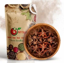 Star Anise, Whole Star Anise, Natural Star Anise | Chakra Phool - by NY Spice