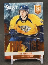 2013-14 SELECT FILIP FORSBERG FIRE ON ICE ROOKIE RC FR-25 PREDATORS