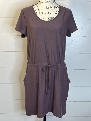 KYODAN Purple Short Sleeve Dress Sz L | eBay