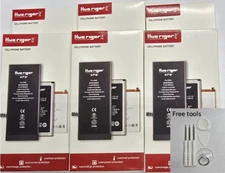 Real High capacity iPhone battery FOR 6 7 8 SE2 X XR XS 11 12 13 14 + tools