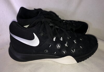 Nike Mens Zoom Hyperquickness 749883-001 Black Basketball Shoes Sneakers Sz 12