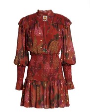 NWT Farm Rio Banana Flowers Minidress XS.