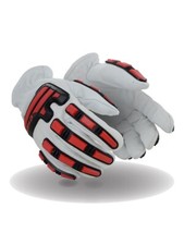 Magid T-REX Cow Grain-Lined Driver Impact Glove Cut Resistant Level A4 Sz Large