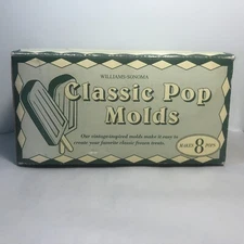 Williams-Sonoma Classic Pop Molds Makes 8 Pops Vintage Inspired Collection