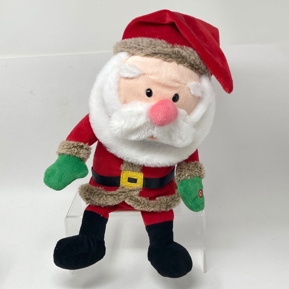 Gemmy Santa Mustache Wiggler Tutti Frutti Merry Xmas Song