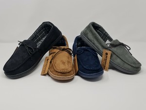 mens moccasin slippers ebay