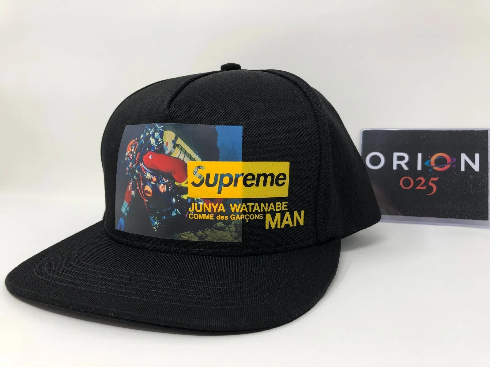 Casquette chapeau 5 panneaux noire Supreme Junya Watanabe Comme Des Garcons Man Nature FW21