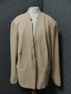 Marks & Spencer Edge To Edge Jacket Camel UK 22 RRP £35 LN121 PP 10