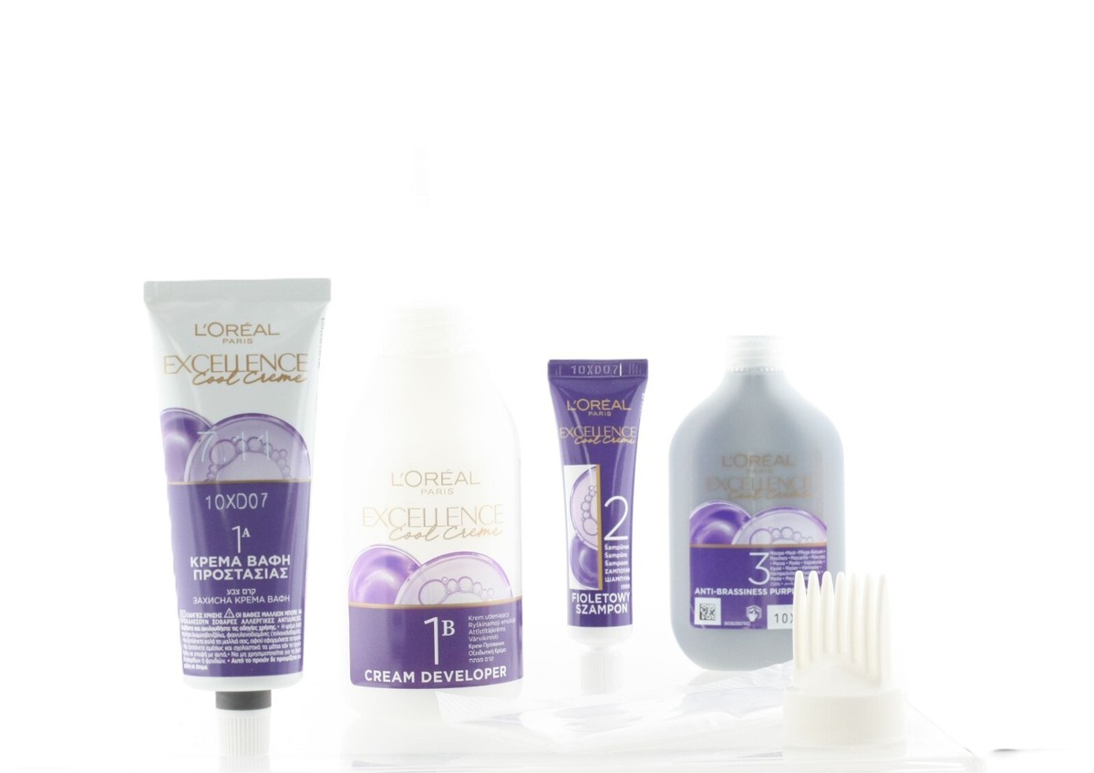 L'OREAL EXCELLENCEヘアトリートメント3 　40g✖️44個 L'Oréal Paris Excellence Créme Permanent Hair Color, 3 Natural