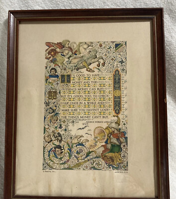MONEY & WHAT IT CAN T BUY ARTWORK * GEORGE HORACE LORIMER