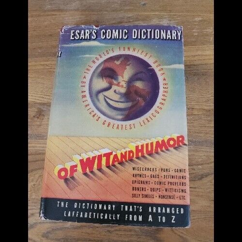 Esar's Comic Dictionary of Wit and Humor By Evan Esar (Harvest House, 1943) - Picture 1 of 6
