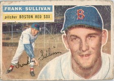 1956 Topps 71 Frank Sullivan White Back POOR #D329485
